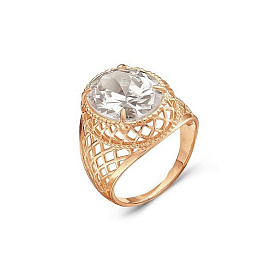 Кольцо Красная пресня - Серебро 925, Фианит (арт. 2387613)