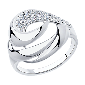 Кольцо Diamant - Серебро 925, Фианит (арт. 94-110-00729-1)