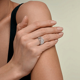 Кольцо Diamant - Серебро 925, Фианит (арт. 94-110-00509-1)