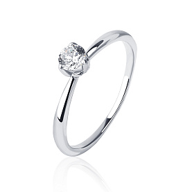 Кольцо Platinum Lab. - Платина 950, Бриллиант (арт. ПК-054-01)