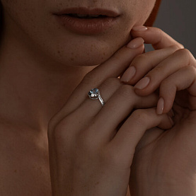 Кольцо SOKOLOV - Серебро 925, Топаз (арт. 92011755)