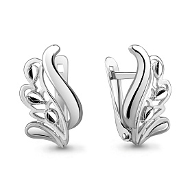 Серьги Аквамарин - Серебро 925 (арт. 34046.5)