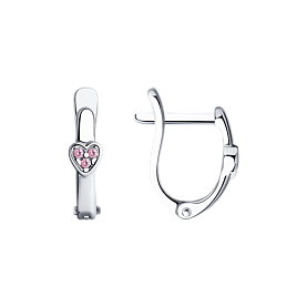 Серьги Diamant - Серебро 925, Фианит (арт. 94-120-01131-1)