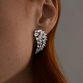 Серьги SOKOLOV - Серебро 925, Фианит (арт. 94022194)