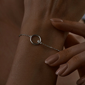 Браслет SOKOLOV - Серебро 925, Фианит (арт. 94050451)