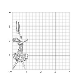 Подвеска SOKOLOV - Серебро 925, Фианит (арт. 94031156)