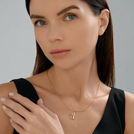 Подвеска Diamant - Золото 585, Фианит (арт. 51-130-02893-1)