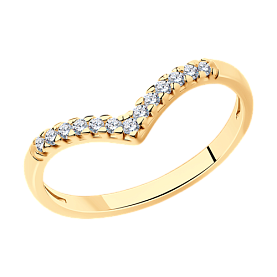 Кольцо SOKOLOV - Серебро 925, Фианит (арт. 93010948)