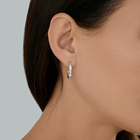 Серьги Diamant - Серебро 925, Фианит (арт. 94-122-02267-1)