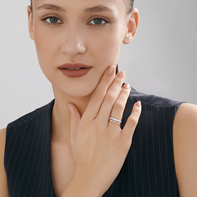 Кольцо SOKOLOV - Серебро 925, Фианит (арт. 94014658)