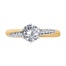 Кольцо Diamant - Серебро 925, Фианит (арт. 93-110-02134-1)