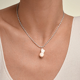 Колье SOKOLOV - Серебро 925, Жемчуг культивированный (арт. 92070127)