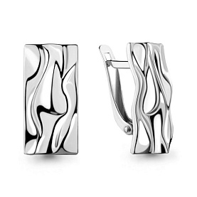 Серьги Аквамарин - Серебро 925 (арт. 33774.5)