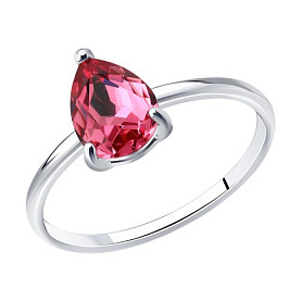 Кольцо Diamant - Серебро 925, Кристалл (арт. 94-110-00220-1)