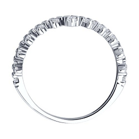 Кольцо SOKOLOV - Серебро 925, Фианит (арт. 94014265)