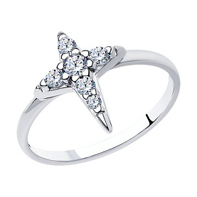 Кольцо SOKOLOV - Серебро 925, Фианит (арт. 94013388)