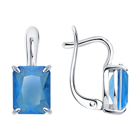 Серьги SOKOLOV - Серебро 925, Кварц, Стекло (арт. 94027740)