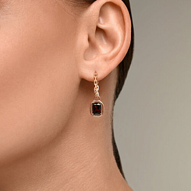 Серьги SOKOLOV - Серебро 925, Гранат (арт. 92025378)