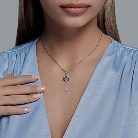 Подвеска SOKOLOV - Серебро 925, Фианит (арт. 94033083)