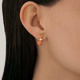 Серьги SOKOLOV - Серебро 925, Эмаль (арт. 93022464)