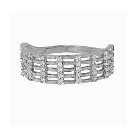 Кольцо Галатея - Серебро 925, Фианит (арт. 2216.1)