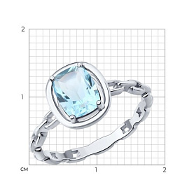 Кольцо SOKOLOV - Серебро 925, Топаз (арт. 92014878)