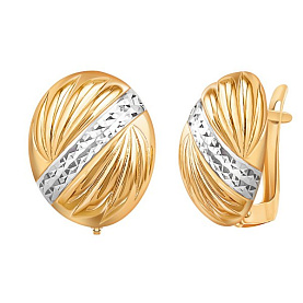 Серьги Атолл - Золото 585 (арт. 20919а)