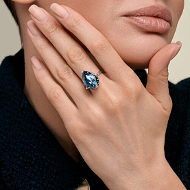 Кольцо SOKOLOV - Серебро 925, Кристалл (арт. 94014939)