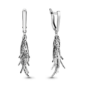 Серьги Аквамарин - Серебро 925 (арт. 30864.5)