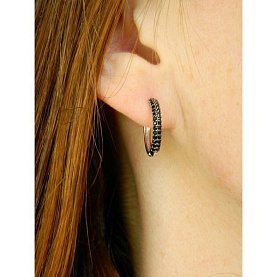 Серьги Галатея - Серебро 925, Фианит (арт. 3325.2)