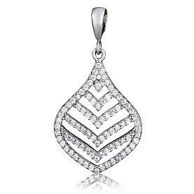 Подвеска Галатея - Серебро 925, Фианит (арт. 4282.1)