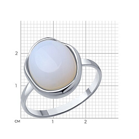 Кольцо SOKOLOV - Серебро 925, Опалит (арт. 83010153)