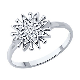 Кольцо Diamant - Серебро 925, Фианит (арт. 94-110-02109-1)