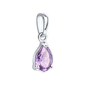 Подвеска SOKOLOV - Серебро 925, Аметист (арт. 92030828)