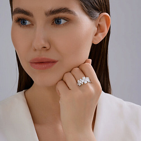 Кольцо SOKOLOV - Серебро 925, Фианит (арт. 94014406)