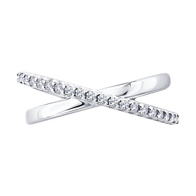 Кольцо SOKOLOV - Серебро 925, Фианит (арт. 94014637)