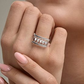 Кольцо Diamant - Серебро 925, Фианит (арт. 94-110-00299-1)