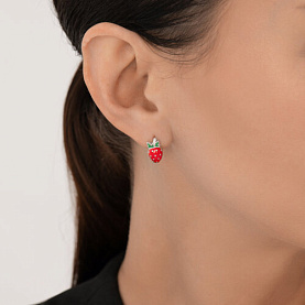 Серьги SOKOLOV - Серебро 925, Эмаль (арт. 94027078)