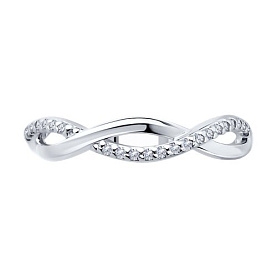 Кольцо SOKOLOV - Серебро 925, Фианит (арт. 94013713)