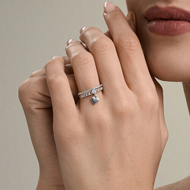 Кольцо Diamant - Серебро 925, Фианит (арт. 94-110-00297-1)