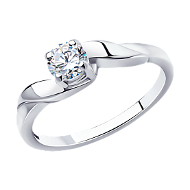 Кольцо SOKOLOV - Серебро 925, Фианит (арт. 94010011)