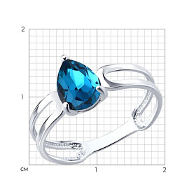 Кольцо Diamant - Серебро 925, Кристалл (арт. 94-110-00244-2)