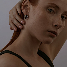 Серьги SOKOLOV - Серебро 925, Раухтопаз (арт. 92022327)