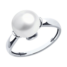 Кольцо SOKOLOV - Серебро 925, Жемчуг культивированный (арт. 92014236)