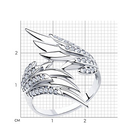 Кольцо SOKOLOV - Серебро 925, Фианит (арт. 94013514)