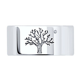 Кольцо SOKOLOV - Серебро 925, Бриллиант (арт. 87010061)