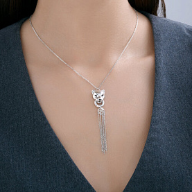 Колье SOKOLOV - Серебро 925, Эмаль (арт. 94071305)