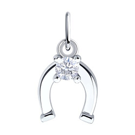 Подвеска Diamant - Серебро 925, Фианит (арт. 94-130-02278-1)