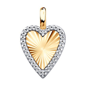 Подвеска SOKOLOV - Серебро 925, Фианит (арт. 93030616)