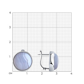 Серьги SOKOLOV - Серебро 925, Агат (арт. 83020175)